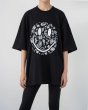 画像5:  Unisex Paisley Smile Hip Hop T-shirt　 男女兼用 ユニセックス ペイズリー バンダナ柄 スマイルヒップホップTシャツ (5)