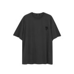 画像3:  Unisex dark velvet stitching luminous bearT-shirt　 男女兼用 ユニセックスルミナスベア熊 Tシャツ (3)