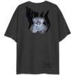 画像1:  Unisex dark velvet stitching luminous bearT-shirt　 男女兼用 ユニセックスルミナスベア熊 Tシャツ (1)