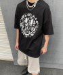 画像4:  Unisex Paisley Smile Hip Hop T-shirt　 男女兼用 ユニセックス ペイズリー バンダナ柄 スマイルヒップホップTシャツ (4)