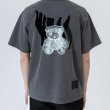 画像6:  Unisex dark velvet stitching luminous bearT-shirt　 男女兼用 ユニセックスルミナスベア熊 Tシャツ (6)