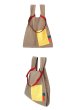 画像7: large-capacity canvas tote shoulder bag handbag 　キャンバスラージトートショルダーバック (7)
