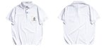 画像6:  Unisex simple embroidery solid color polo shirt　 男女兼用 ユニセックスポケット刺繍ポロシャツ (6)