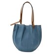画像1: denim fold tote bag shoulder handbag bag  デニムフォールドトートショルダー ハンドバック (1)