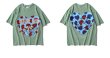 画像3:  Unisex Little angel heart T-shirt　 男女兼用 ユニセックスストリートエンジェルハートTシャツ (3)