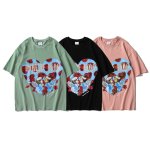 画像7:  Unisex Little angel heart T-shirt　 男女兼用 ユニセックスストリートエンジェルハートTシャツ (7)