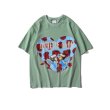 画像5:  Unisex Little angel heart T-shirt　 男女兼用 ユニセックスストリートエンジェルハートTシャツ (5)