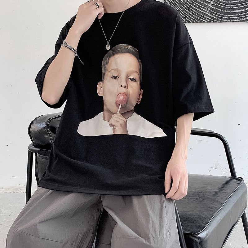 画像3: Unisex Boy & Candy Photo Print T-shirt 男女兼用 ユニセックスボーイ&キャンディーフォトプリントTシャツ (3)