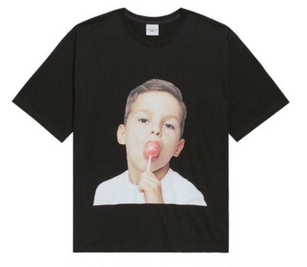 画像1: Unisex Boy & Candy Photo Print T-shirt　男女兼用 ユニセックスボーイ＆キャンディーフォトプリントTシャツ (1)