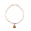 画像1: Unisex Smile Head Pearl Necklace chain necklace Jewelry 　男女兼用ユニセックススマイルヘッドパールネックレス チョーカー (1)