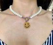 画像6: Unisex Smile Head Pearl Necklace chain necklace Jewelry 　男女兼用ユニセックススマイルヘッドパールネックレス チョーカー (6)