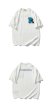 画像4: Unisex letter＆ Flower emblemT-shirt　男女兼用 ユニセックスレタープリント&エンブレム付きTシャツ (4)
