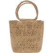 画像2: golden metal series straw woven bag  one-shoulder　ゴールドメタル入りかご籠バッグ (2)