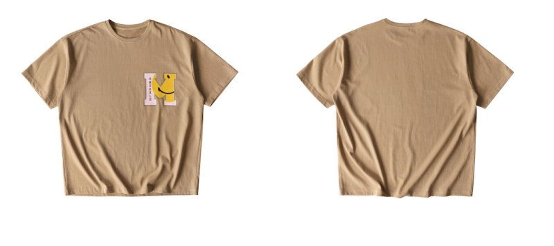 画像6: Unisex Maison Emerald smiley face LOGO printingT-shirt 男女兼用 ユニセックスMaison EmeraldスマイルプリントTシャツ (6)