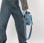 画像8: denim tote shoulder bag　デニムミニトートショルダーバッグ (8)