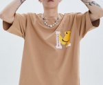 画像3: Unisex Maison Emerald smiley face LOGO printingT-shirt　男女兼用 ユニセックスMaison EmeraldスマイルプリントTシャツ (3)