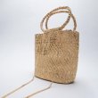 画像3: golden metal series straw woven bag  one-shoulder　ゴールドメタル入りかご籠バッグ (3)
