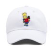 画像2: 21 The Simpsons Simpson adjustable baseball cap ユニセックス男女兼用 ザ・シンプソンズ　野球帽 ベースボールキャップ 帽子 (2)