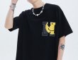 画像9: Unisex Maison Emerald smiley face LOGO printingT-shirt　男女兼用 ユニセックスMaison EmeraldスマイルプリントTシャツ (9)