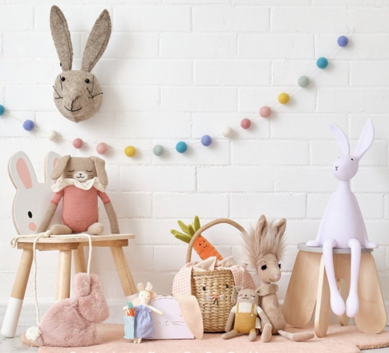 画像6:  straw woven rabbit bucket  tote bag ラフィアラビットバケットかご籠トートバッグ (6)