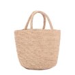 画像3: raffia  straw woven tote bag　ラフィアシンプルトートかご籠バッグ (3)