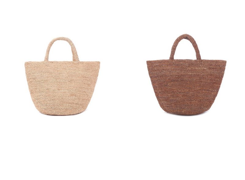 画像6: raffia  straw woven tote bag ラフィアシンプルトートかご籠バッグ (6)