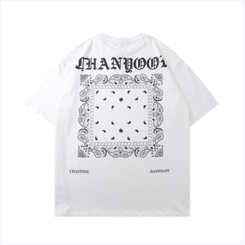 画像7: Unisex Bandana Paisley T-shirt 男女兼用 ユニセックス バンダナ ペイズリー柄Tシャツ (7)