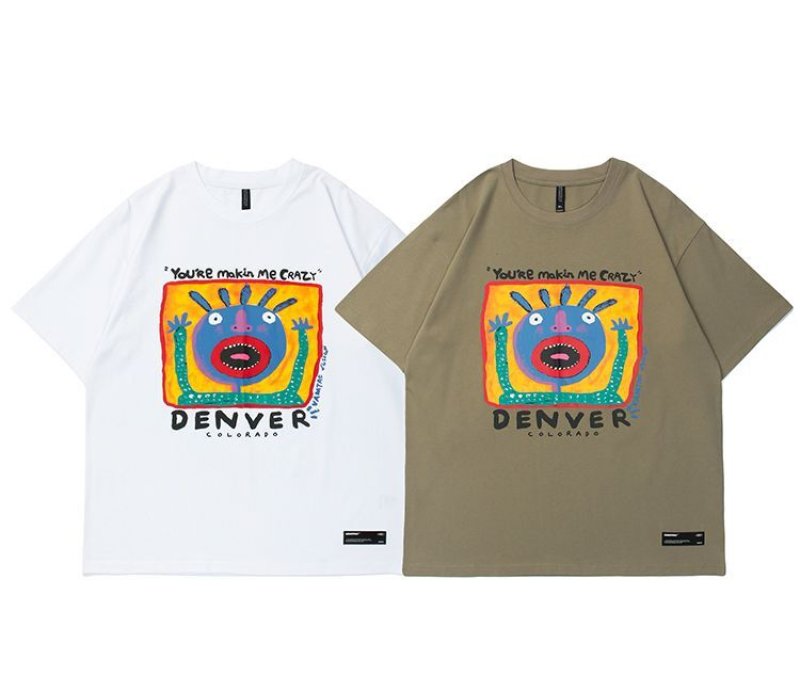 画像5: Unisex sttg print T-shirt 男女兼用 ユニセックス デンバーオーバーサイズTシャツ (5)