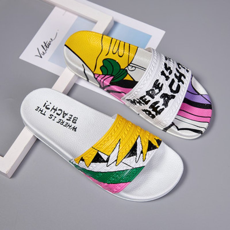 画像5: Unisex soft-soled  tropica lFlip flop shower sandals slippers   ユニセックス男女兼用 トロピカルフリップフロップ  シャワー ビーチ サンダル  (5)