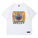 画像2: Unisex sttg print T-shirt　男女兼用 ユニセックス デンバーオーバーサイズTシャツ (2)