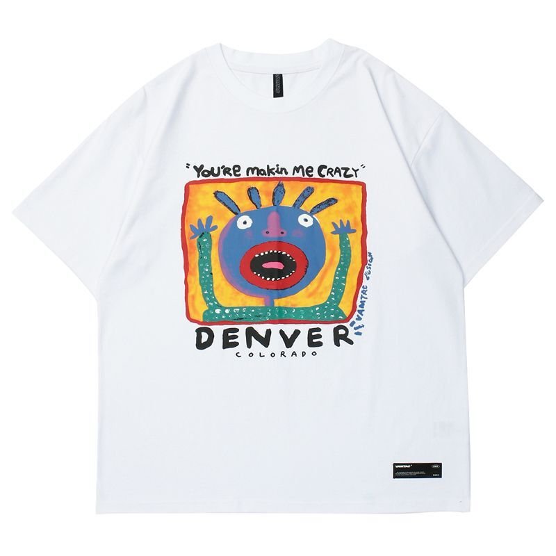 画像2: Unisex sttg print T-shirt 男女兼用 ユニセックス デンバーオーバーサイズTシャツ (2)