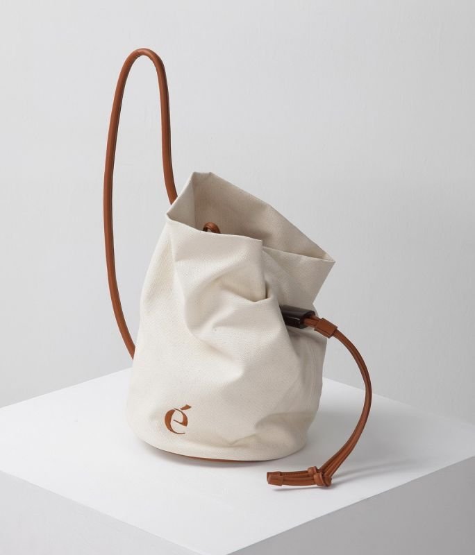 画像4: Unisex canvas shoulder handbag shoulder bag 男女兼用バケットキャンバスショルダーバッグ (4)