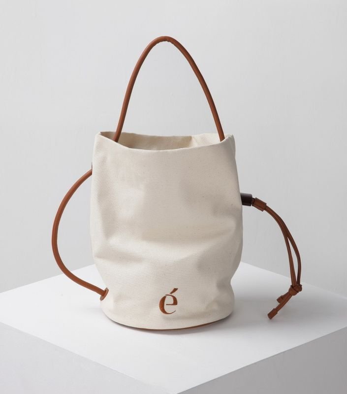 画像8: Unisex canvas shoulder handbag shoulder bag 男女兼用バケットキャンバスショルダーバッグ (8)