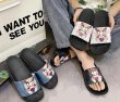 画像5: Unisex kaws flip flops soft bottom sandals slippers   ユニセックス男女兼用 カウズ プラットフォーム フリップフロップ  シャワー ビーチ サンダル  (5)