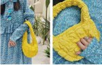画像16: Candy Color One Shoulder Armpit Bag　キャンディーカラーキルティングワンショルダートート ショルダーバッグ  (16)