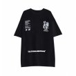 画像4: Unisex Personality hip hop t-shirt　男女兼用 ユニセックスオーバーサイズパーソナリティヒップホップTシャツ (4)