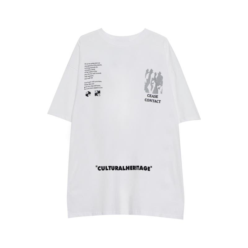 画像5: Unisex Personality hip hop t-shirt 男女兼用 ユニセックスオーバーサイズパーソナリティヒップホップTシャツ (5)