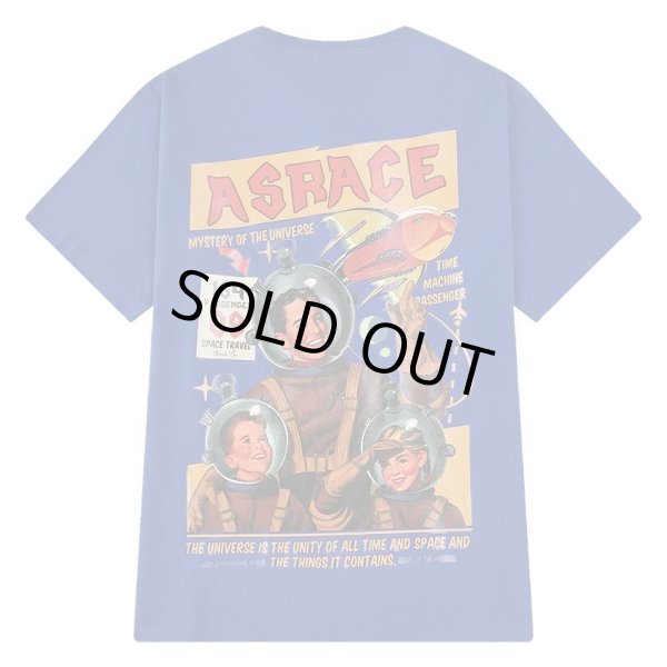 画像1: Unisex  asraceu astronaut photo print T-shirt　男女兼用 ユニセックス宇宙飛行士フォトプリントTシャツ (1)