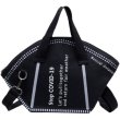 画像1: canvas mask Shoulder tote Bag　男女兼用キャンサスマスクトート ショルダーバッグ  (1)