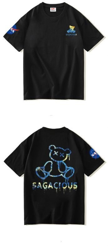 画像8: Unisex NASA x Bare T-shirt　男女兼用 ユニセックスNASA ナサ×ベアプリントTシャツ (8)