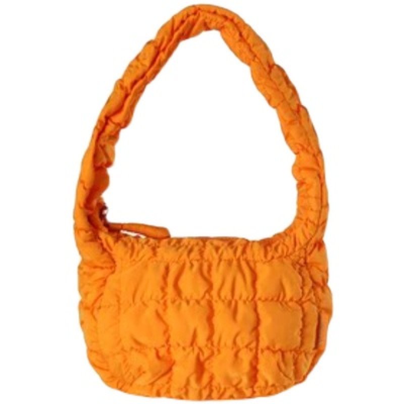 画像6: Candy Color One Shoulder Armpit Bag キャンディーカラーキルティングワンショルダートート ショルダーバッグ  (6)