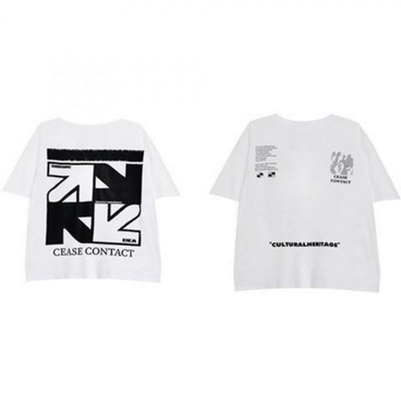 画像3: Unisex Personality hip hop t-shirt 男女兼用 ユニセックスオーバーサイズパーソナリティヒップホップTシャツ (3)