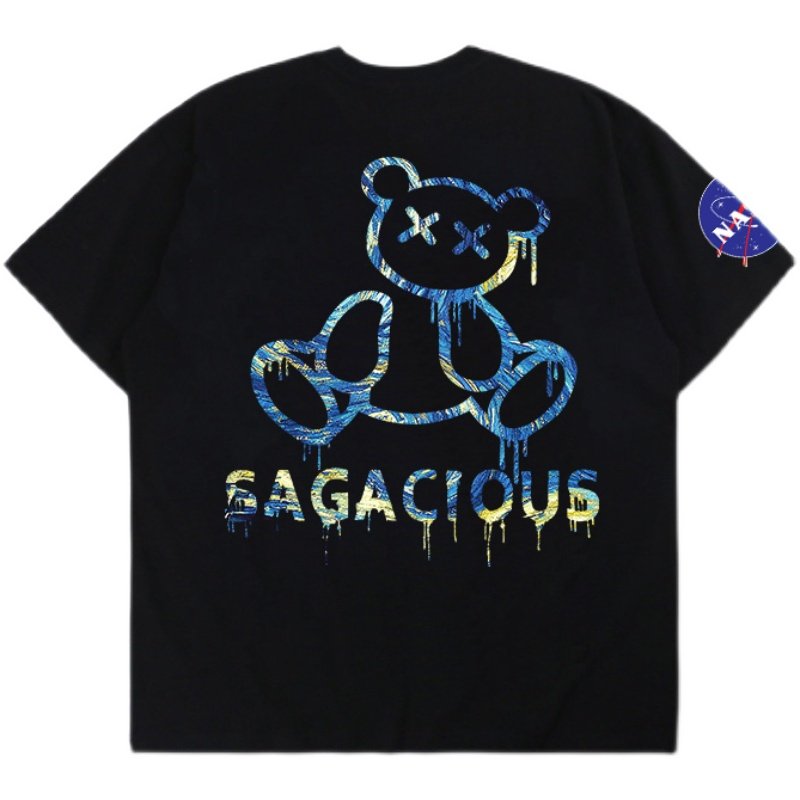 画像2: Unisex NASA x Bare T-shirt　男女兼用 ユニセックスNASA ナサ×ベアプリントTシャツ (2)