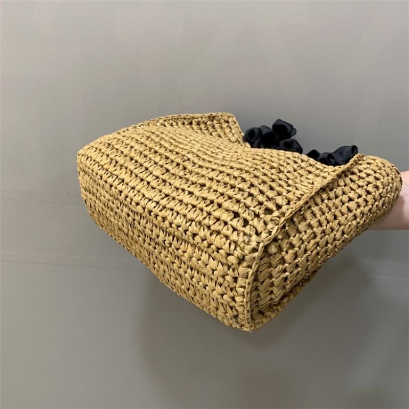 画像3: Handle shirring basket bag シャーリングハンドルトートショルダーバッグ (3)