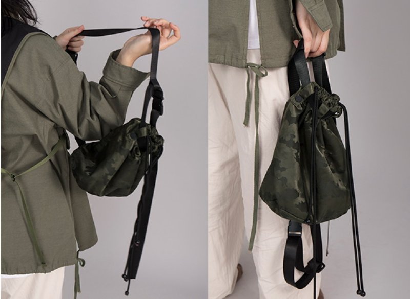 画像7: Camouflage Pattern Crossbody Single-shoulder body bag messenger bag   ユニセックス男女兼用迷彩 カモフラージュ斜め掛けショルダーバッグ ボディーバッグ  (7)