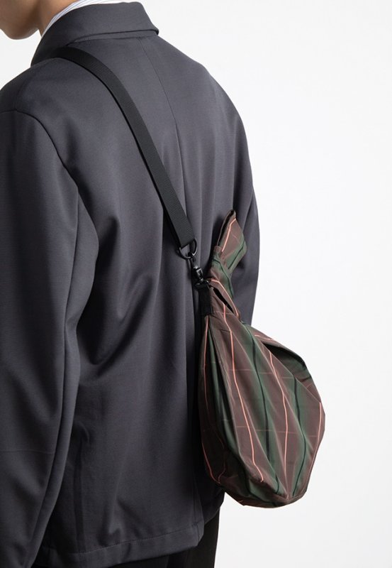 画像4: CryingCenter Tropical Palm Fruit Plaid Casual Detachable Handbag Messenger Bag 男女兼用フルーツチェック柄カジュアル取り外し可能ハンドバッグメッセンジャートートショルダーバッグ (4)