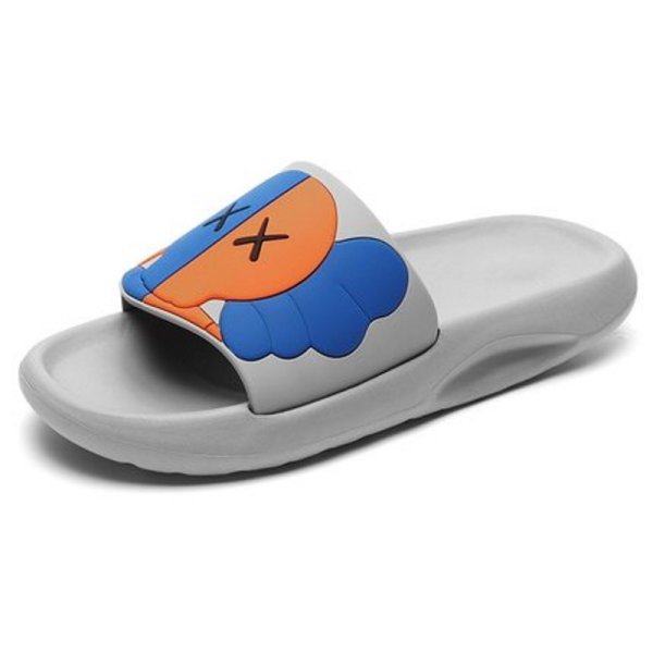 画像1: Unisex kaws flip flops soft bottom sandals slippers Beach sandals  ユニセックス男女兼用 カウズ プラットフォーム フリップフロップ  シャワー ビーチ サンダルN 1 (1)
