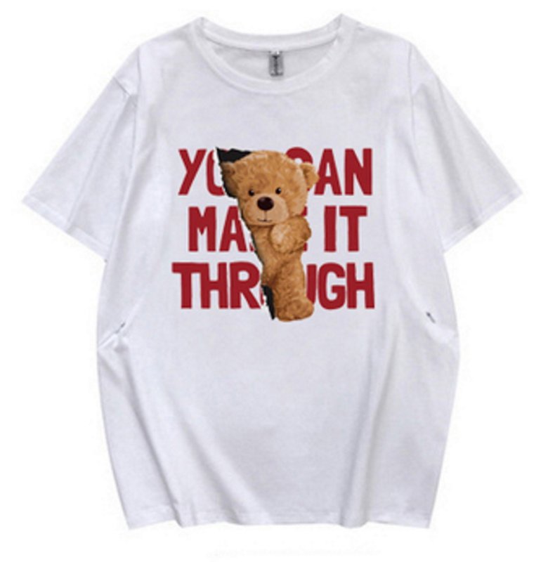 画像3: Unisex Little bear t-shirt 男女兼用 ユニセックスリトルベア 熊プリントTシャツ (3)