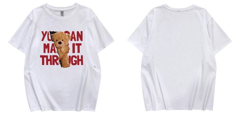 画像8: Unisex Little bear t-shirt 男女兼用 ユニセックスリトルベア 熊プリントTシャツ (8)