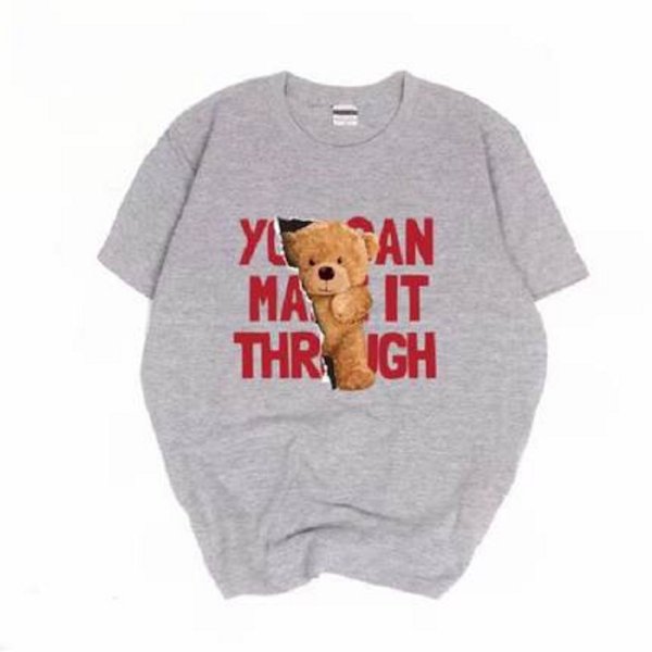 画像1: Unisex Little bear t-shirt　男女兼用 ユニセックスリトルベア 熊プリントTシャツ (1)